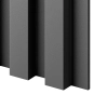 Lamele Dekoracyjne Yutra INTENSE Czarny 17 x 2,2 x 270 cm